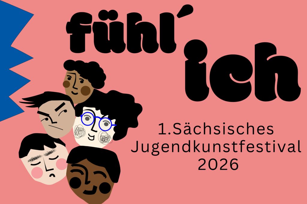 Es ist der Schriftzug "Fühl´ich" zu sehen sowie verschiedene Gesichter bzw. Gesichtsausdrücke.